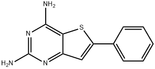 2,4-DIAMINO-6-PHENYL-THIENO[3,2-D]PYRIMIDINE Structure