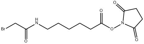Succinimidyl-6-(bromoacetamido)caproate Struktur
