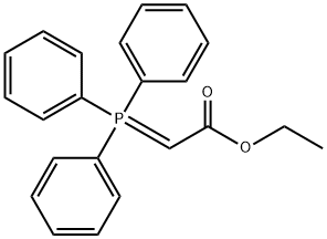(トリフェニルホスホラニリデン)酢酸 エチル 化学構造式