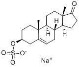 Sodium prasterone sulfate Struktur