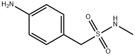 4-Amino-N-methylbenzenemethanesulfonamide Structure