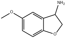 5-METHOXY-2,3-DIHYDRO-BENZOFURAN-3-YLAMINE HYDROCHLORIDE Structure