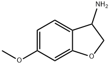 3-BENZOFURANAMINE, 2,3-DIHYDRO-6-METHOXY- Struktur