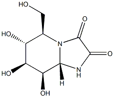 109944-15-2 (5R,8aS)-1,5,6,7,8,8a-ヘキサヒドロ-6β,7α,8α-トリヒドロキシ-5α-(ヒドロキシメチル)イミダゾ[1,2-a]ピリジン-2,3-ジオン