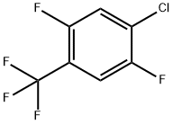 1-氯-2,5-二氟-4-(三氟甲基)苯, 1099597-35-9, 结构式