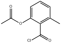 Benzoyl chloride, 2-(acetyloxy)-6-methyl- (9CI) 结构式
