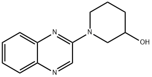 Quinoxalin-2-yl-piperidin-3-ol, 98+% C13H15N3O, MW: 229.28