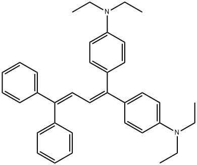1,1-Bis(4-diethylaminophenyl)-4,4-diphenyl-1,3-butadiene Structure