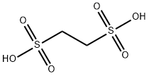 1,2-エタンジスルホン酸二水和物 化学構造式