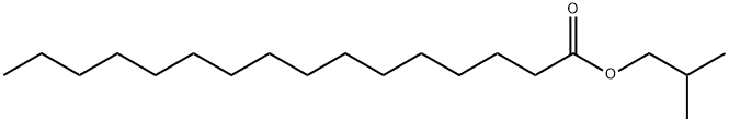 パルミチン酸 イソブチル 化学構造式