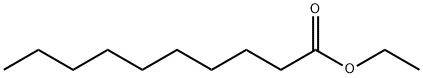 Ethyl caprate Struktur