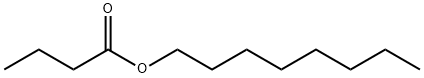 ブタン酸オクチル 化学構造式