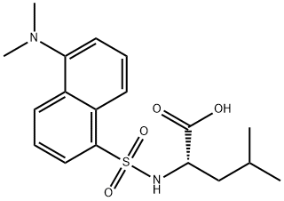 ダンシル-L-ロイシン 化学構造式
