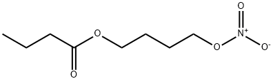 4-(Nitrooxy)butyl butanoate 化学構造式