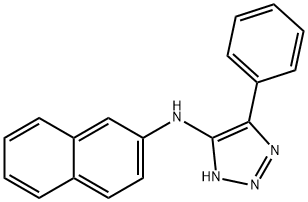 4-(2-萘胺)-5-苯三氮唑, 110032-28-5, 结构式