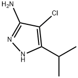 110086-10-7 1H-Pyrazol-3-amine,  4-chloro-5-(1-methylethyl)-