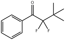 1-Butanone, 2,2-difluoro-3,3-dimethyl-1-phenyl- (9CI) Structure