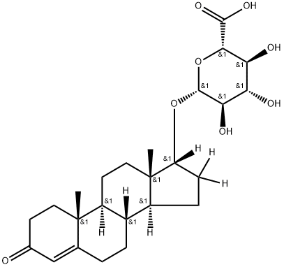 Epitestosterone-d3 Glucuronide Struktur