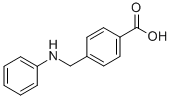 4-[(PHENYLAMINO)METHYL]-BENZOIC ACID Structure