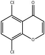 4H-1-Benzopyran-4-one, 5,8-dichloro- 结构式
