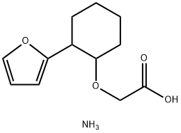 ammonium {[2-(2-furyl)cyclohexyl]oxy}acetate Structure