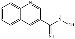 3-Quinolinecarboximidamide, N-hydroxy-,110177-09-8,结构式