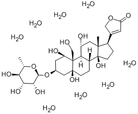 乌本( 箭毒) 苷, 哇巴因, 11018-89-6, 结构式