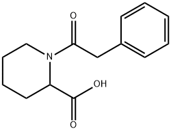 1-(2-Phenylacetyl)-2-piperidinecarboxylic acid 结构式