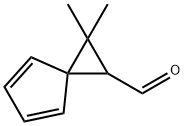 Spiro[2.4]hepta-4,6-diene-1-carboxaldehyde, 2,2-dimethyl- (9CI) 化学構造式