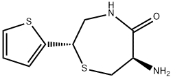 (2S,6R)-6-Amino-2-(2-thienyl)-1,4-thiazepan-5-one 