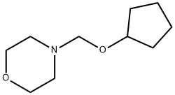 Morpholine, 4-[(cyclopentyloxy)methyl]- (9CI) 化学構造式