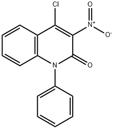 4-氯-3-硝基-1-苯基喹啉-2(1H)-酮,110254-64-3,结构式