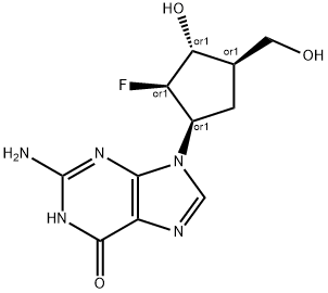 110289-24-2 2-amino-1,9-dihydro-9-(2-fluoro-3-hydroxy-4-(hydroxymethyl)cyclopentyl)-6H-purin-6-one