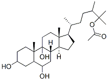 24-methylcholestane-3,6,9,25-tetrol-25-acetate|