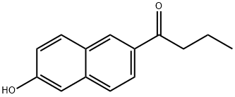 1-Butanone, 1-(6-hydroxy-2-naphthalenyl)- Structure