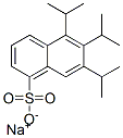 5,6,7-Triisopropyl-1-naphthalenesulfonic acid sodium salt 结构式
