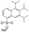 5,6,7-Triisopropyl-1-naphthalenesulfonic acid sodium salt Structure