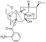 N-deacetyllappaconitine Structure