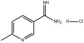 3-Pyridinecarboximidamide, 6-methyl-, hydrochloride (1:1) Struktur