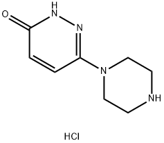 6-(PIPERAZIN-1-YL)PYRIDAZIN-3-OL HYDROCHLORIDE, 1103508-29-7, 结构式