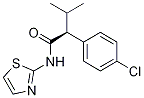 (S)-2-(4-chlorophenyl)-3-Methyl-N-(thiazol-2-yl)butanaMide Struktur