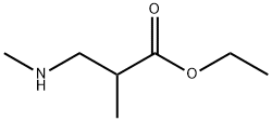 2-甲基-3-(甲基氨基)丙酸乙酯, 110427-00-4, 结构式