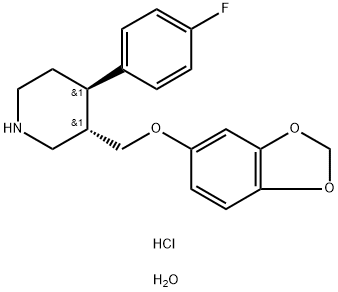 盐酸帕罗西汀, 110429-35-1, 结构式