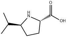 L-Proline, 5-(1-methylethyl)-, trans- (9CI),110452-58-9,结构式