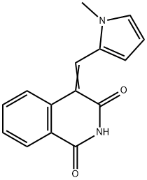 4-[(1-Methyl-1H-pyrrol-2-yl)methylene]-1,3(2H,4H)-isoquinolinedione Struktur