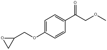 2-methoxy-1-[4-(oxiranylmethoxy)phenyl]ethanone|2-methoxy-1-[4-(oxiranylmethoxy)phenyl]ethanone