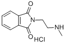 2-[2-(METHYLAMINO)ETHYL]-1H-ISOINDOLE-1,3(2H)-DIONE, HCL SALT Structure