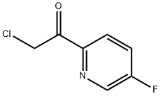2-chloro-1-(5-fluoropyridin-2-yl)ethanone Struktur