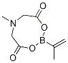 Isopropenylboronic acid MIDA ester Struktur
