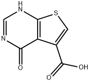 1,4-Dihydro-4-oxothieno[2,3-d]pyrimidine-5-carboxylic acid Struktur